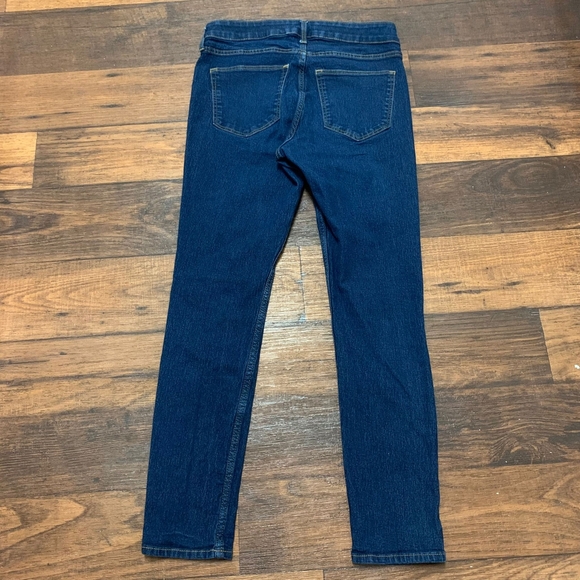 Skinny Ankle Girls High Waist Denim Jean Pants Blue Size 30, Inseam 27 - Picture 2 of 8